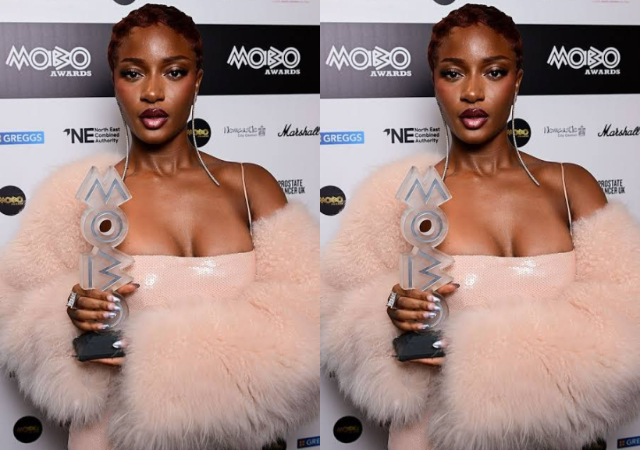 Ayra Star wins Best African Music Act at the MOBO Awards