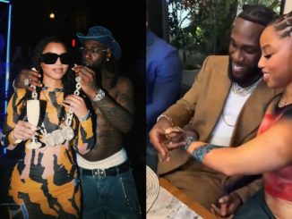 Chloe Bailey arrives Nigeria for Valentine, receives N92m watch gift from Burna Boy