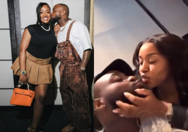 Singer Davido & Chioma gush over each other while on a dinner date