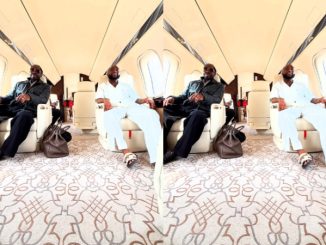 Davido’s ex-lawyer Bobo Ajudua sparks buzz as he’s spotted with singer in his private jet