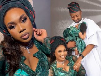 Nollywood actress Debbie Shokoya celebrates daughter at 6 months