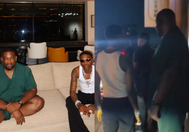 Don Jazzy & Wizkid discovered together for a few months on the Internet