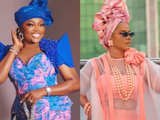 Iyabo Ojo thanks Funke Akindele's as she comments on her new project