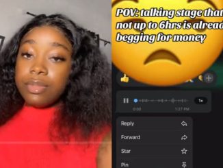 Nigerian lady cries out as talking stage begs her for ₦2k or ₦1,500 just 6 hours after they met