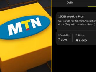 Nigerians reacts as MTN increases data cost of 15GB from N2K to N6K