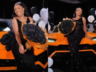 Congratulations pours as Mercy Eke acquires Lamborghini