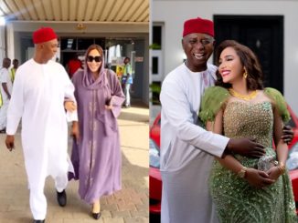 Ned Nwoko’s wife Laila Charani shares video of their trip to his village