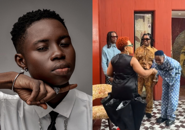 Video goes viral as Burna Boy's mum ignores Peller's handshake at Fashion Show