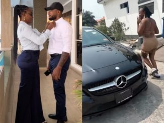 Netizens reacts as IVD surprises Blessing CEO with luxurious vehicle