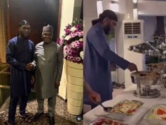 Burna Boy link up with Aliko Dangote for Iftar Dinner