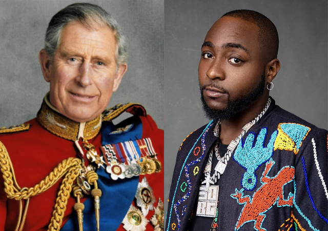 "Davido makes me love Pidgin language" - King Charles III