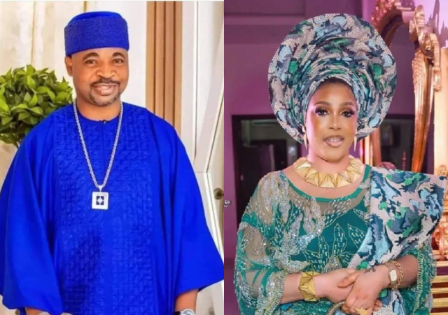 MC Oluomo sweetly celebrates third wife on her birthday