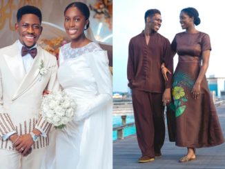 Gospel singer Moses Bliss celebrates first wedding anniversary with wife, Marie