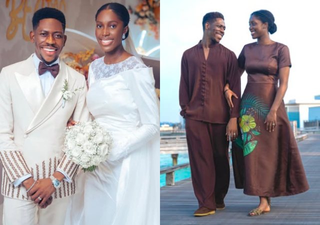 Gospel singer Moses Bliss celebrates first wedding anniversary with wife, Marie