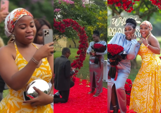 Veeke James reaction goes viral as she shares video of her brother's engagement