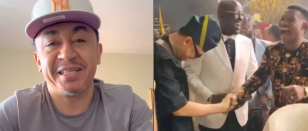 Daddy Freeze Reacts to Report of Bowing Down for Jerry Eze at Obi Cubana’s Birthday Party