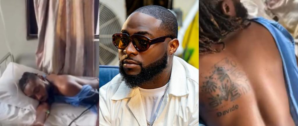 Man Allegedly Lands in Hospital After Getting Permanent Tattoo of Davido's '5ive' Album 